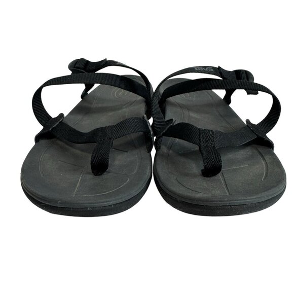 Teva Women's Ascona Flip Sporty Slip‎ On Sandals Black/Gray 1116648 Size 8.5 - Picture 2 of 6